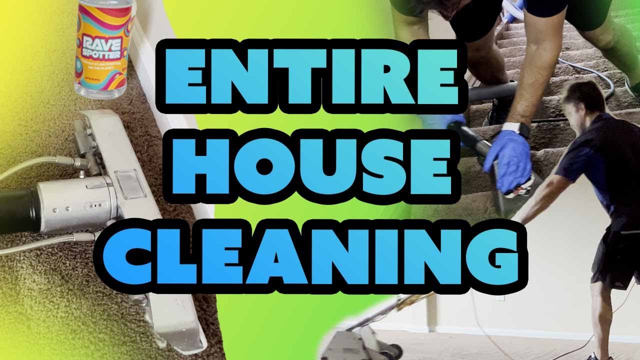 Entire House Carpet Cleaning With Dog Dander On Brown Carpet YouTube