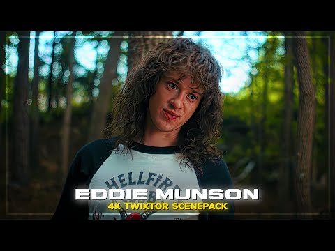 Eddie Munson Scenepack Stranger Things S4 4K 60fps Twixtor 
