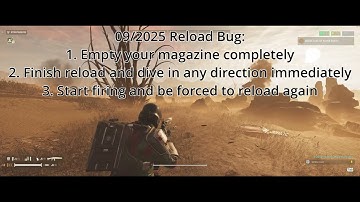 Helldivers Reload Bug - Why you suddenly can