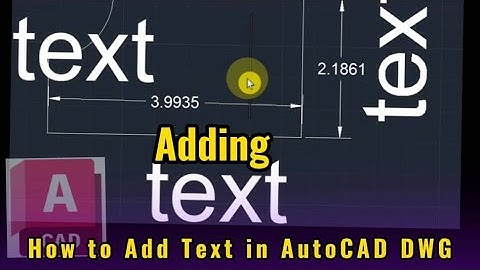 How to Add Vertical and Horizontal Text in AutoCAD drawing
