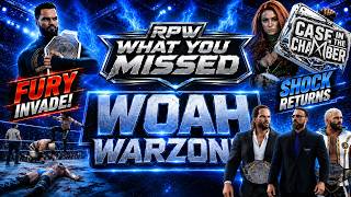 WHAT YOU MISSED on WOAH WARZONE! | RPW Wrestling Highlights & Full Show Recap