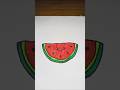 🍉 Watermelon ColoringBright, colorful and refreshing 🎨✨Manha's Art 🍉#watermelon #coloring #cute #art
