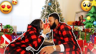OPENING GIFTS WITH THE WHITES !!! VLOGMAS DAY 23