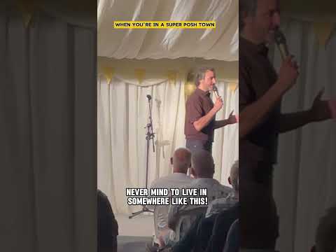 DOING STANDUP IN ONE OF THE POSHEST PLACES IN ENGLAND