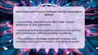 How Does SaaS Finance Software Handle Subscription Billing | All About SaaS Finance News