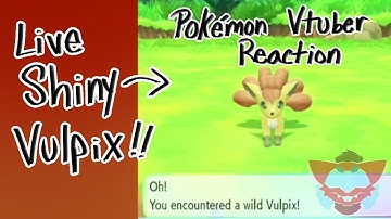 LIVE Shiny Vulpix in Lets Go Eevee Shiny Badge Quest (Vtuber Reaction)