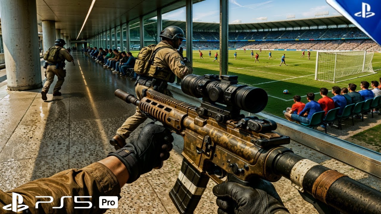 Cod Soccor Stadium THE WORLD’S BIGGEST FOOTBALL STADIUM IS UNDER ATTACK | PS5 PRO [4K ...
