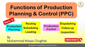 Functions of Production Planning and Control | Routing, Scheduling, Dispatching, Follow-up