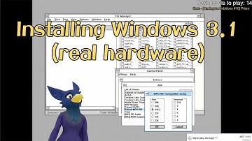 Installing Windows 3.1 on my 486 (For Myst)