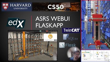 CS50x Final Project — ASRS WebUI with Flask, TwinCAT, and FactoryIO (2025)