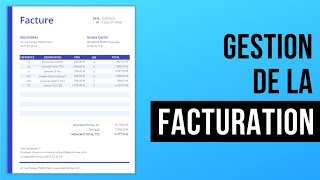 Gestion de la facturation : devis, bon de commande/livraison, facture payée/impayée | Excel Avancé screenshot 3