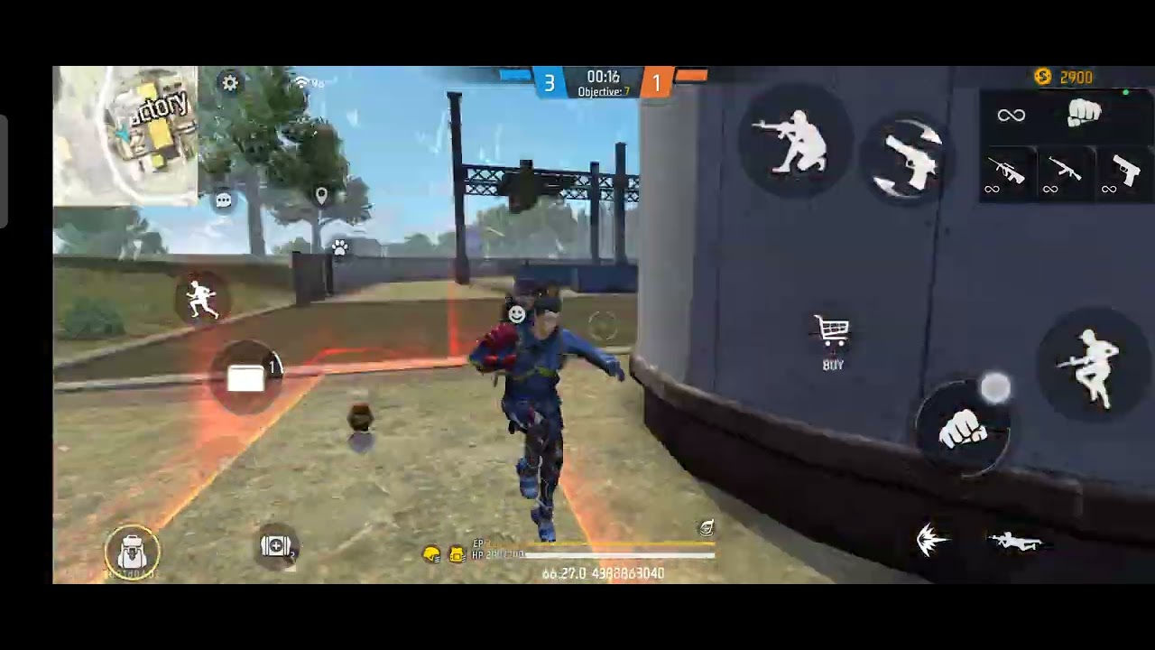 free fire ob35 gameplay advance server gameplay 