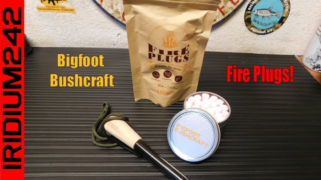 Bigfoot Bushcraft Fire Plug Firestarters Bigfoot Bushcraft Fire Plug Firestarters