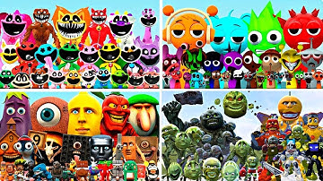 SMILING CRITTERS VS SPRUNKI VS BRAINROT VS DIGITAL CIRCUS (Garry