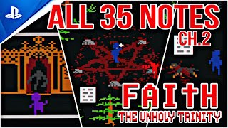 Collectible Guide for All 35 Notes for Faith Ch. 2 l Complete 3 Secret Tasks l Faith on Playstation 
