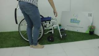 1Malw209B18 Lightweight Wheelchair Folding