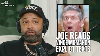 Joe Reads Vince McMahon's Explicit Texts After Sex Trafficking Accusation