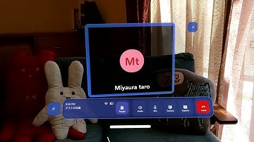 I ran the Azure Communication Services showcase app created by Microsoft.(viewe of HoloLens 2)