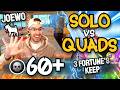 *NEW* WARZONE Movement King JoeWo Drops 60+ Kills! / Solo VS Quads 3 Fortune's Keep Gameplays!