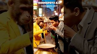 Indian Monkey Sells Unlimited Badam Milk in Mumbai #shorts #funny