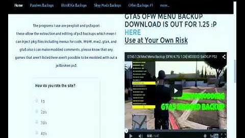Modded Backups  - 100+  | OFW | {GMM}