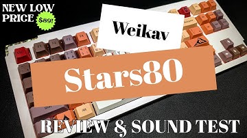 Weikav Stars80 v2 MMD Ink Orange bouwreview en geluidstest