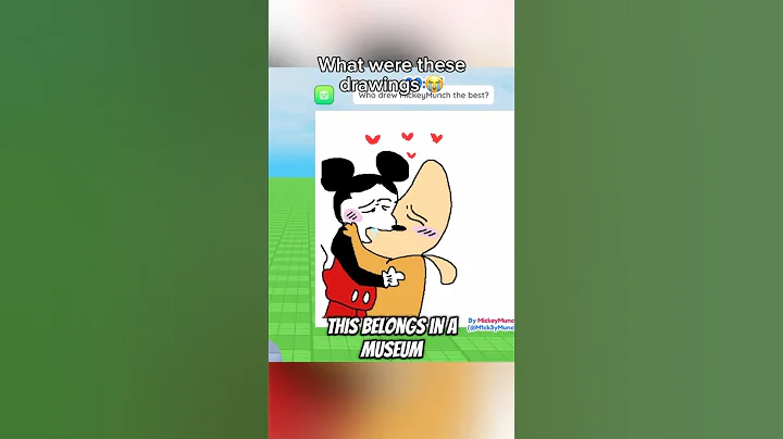 MICKEY plays DRAW ME ✏️💀 #roblox #funny