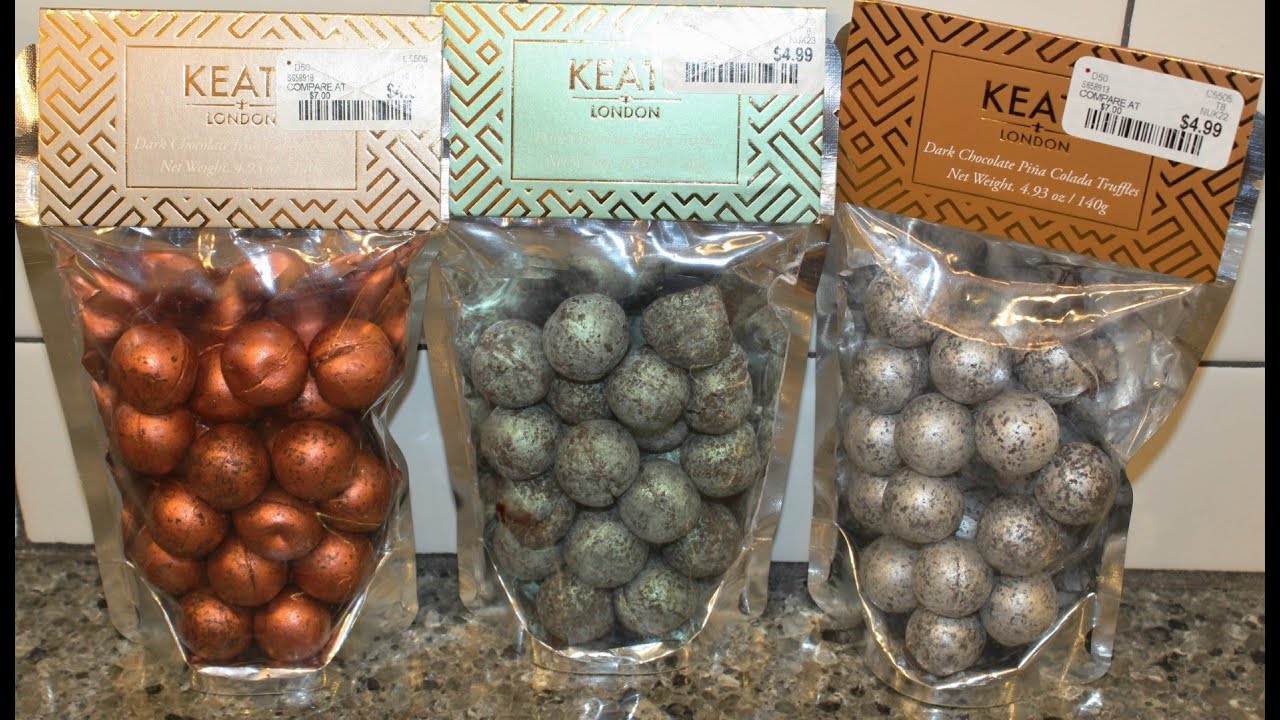 Keats London Dark Chocolate Truffles Irish Coffee, Mojito & Piña
