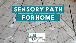 Sensory Path at Home