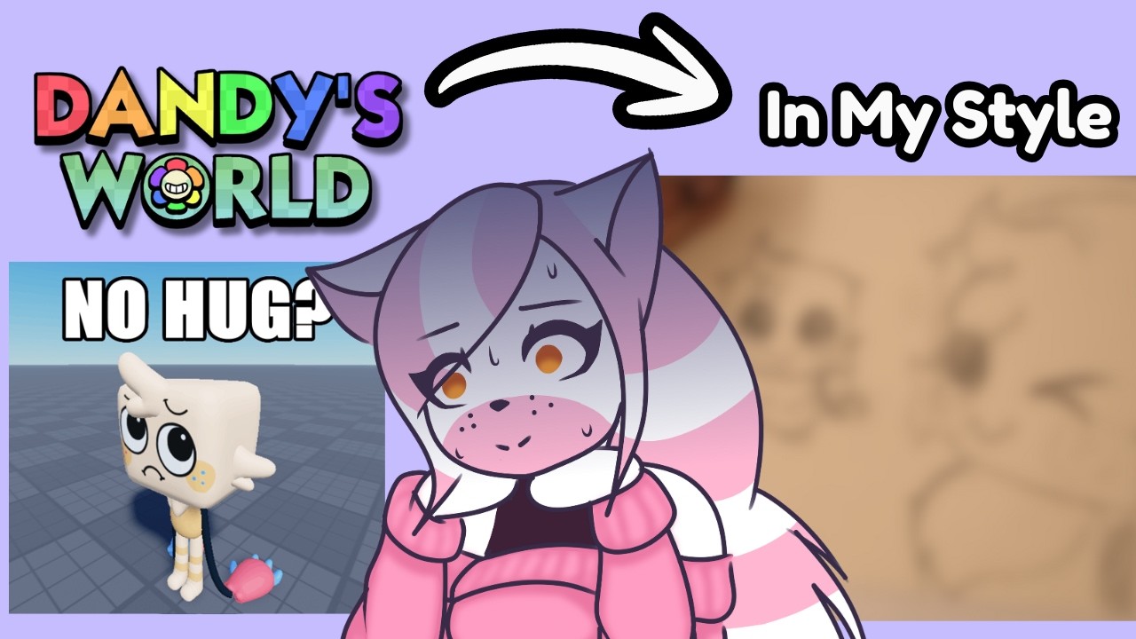 Drawing Dandy's World Characters In My Style | Part 1 - YouTube