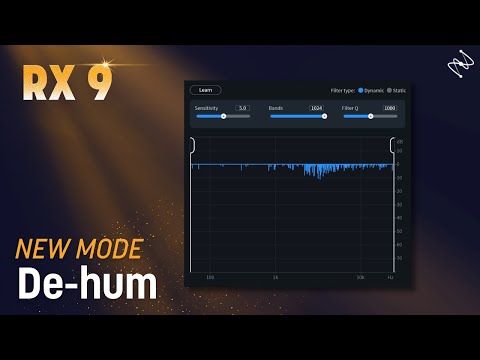 RX 9 De-hum: Instantly Remove Hum and Background Noise from Audio