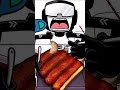 Funny food donut burger, marshmallows, pancake, barbecue | asmr