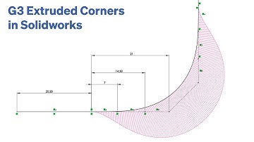 G3 Extruded Corners in Solidworks