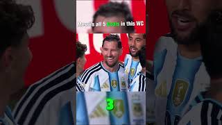 Messi Scored 5 Goals at the World Cup #shorts #football #messi
