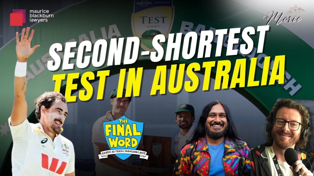 More chaos ends in the second-shortest Test in Australia | TFW Daily