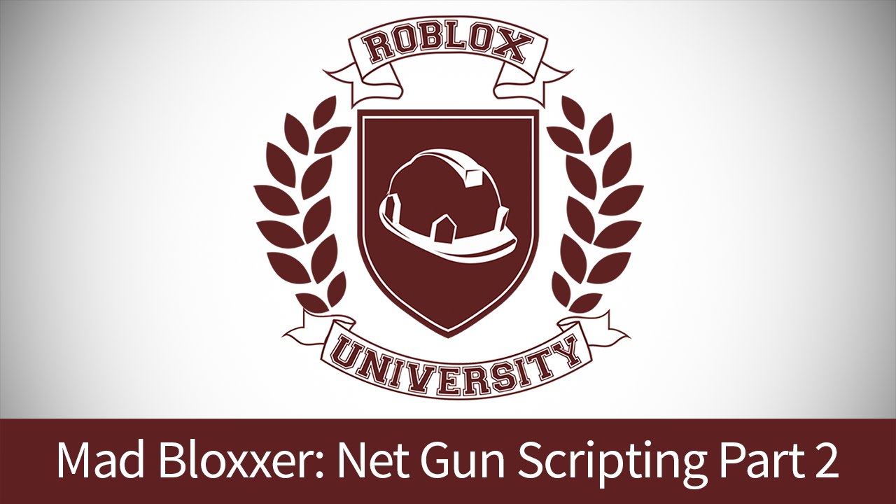 Mad Bloxxer 9 Script The Net Gun Pt 2 Roblox U Tutorial Youtube - how to get the roblox bloxxer badge youtube
