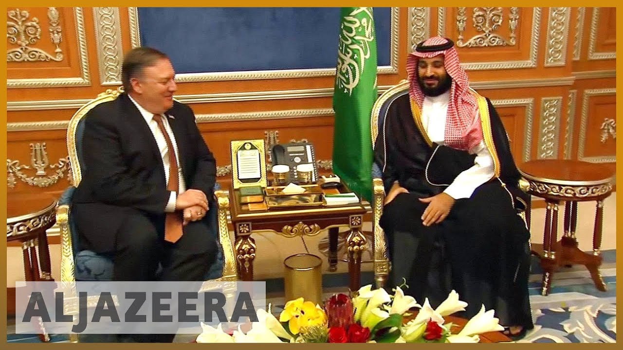 إحاطة إعلامية من وزير الخارجية الأمريكي مايك بومبيو حول "مقتل" خاشقجي بعد زيارته للسعودية | الجزيرة الإنجليزية