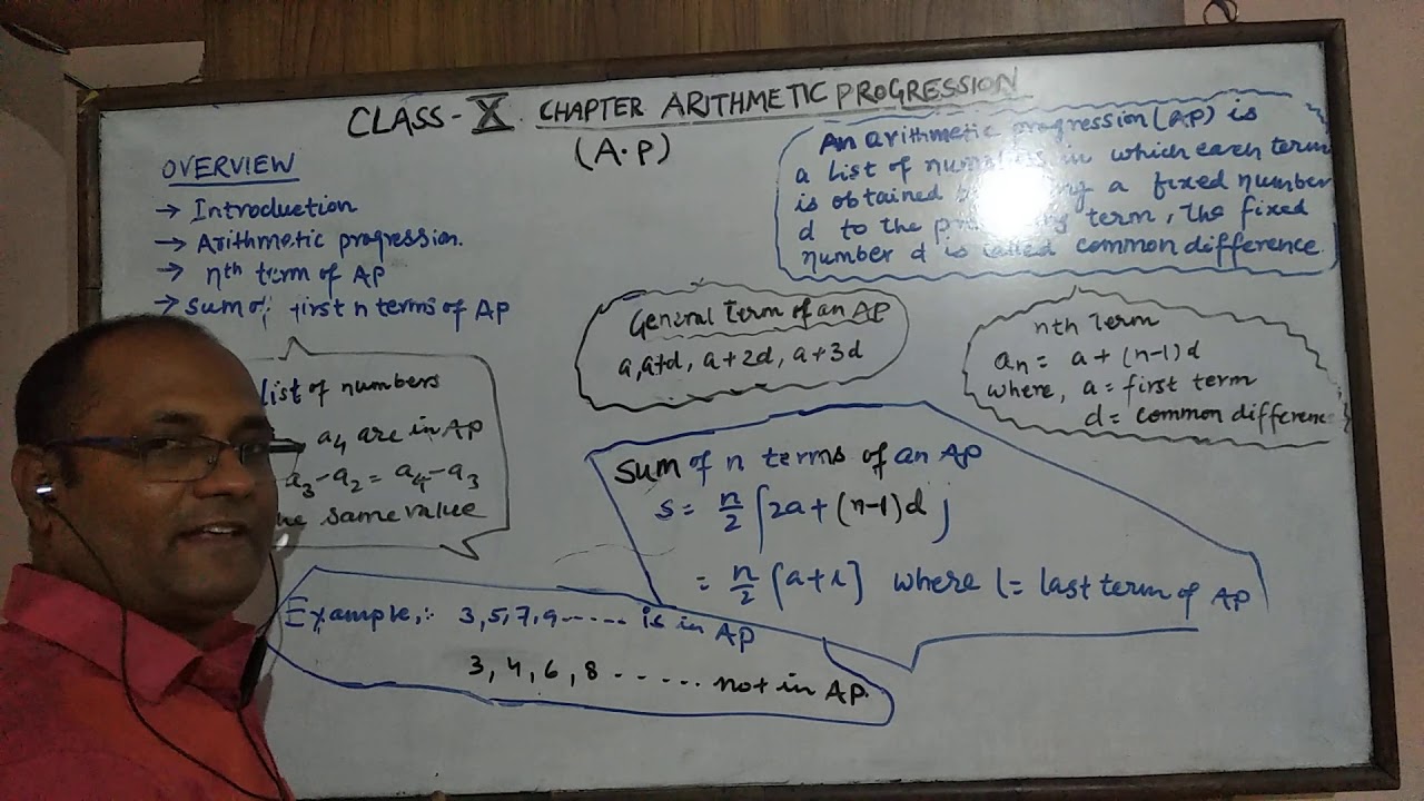 Class 10 Chapter 5 Arithmetic Progression - YouTube