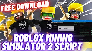 MINING SIMULATOR 2 SCRIPT 2022 | Auto Rebirth | 2022 download roblox mining simulator 2