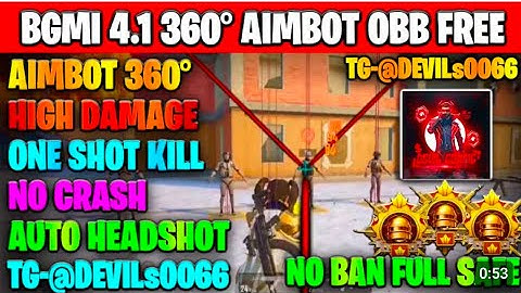 BGMI 4.1 AIMBOT OBB | BGMI 4.1 NO RECOIL CONFIG | BGMI NO RECOIL CONFIG 4.1 [100% Safe No Ban ]