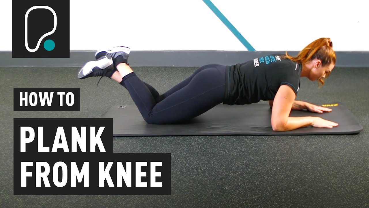 Ab Exercise How To Plank From Knee Modified Plank Youtube