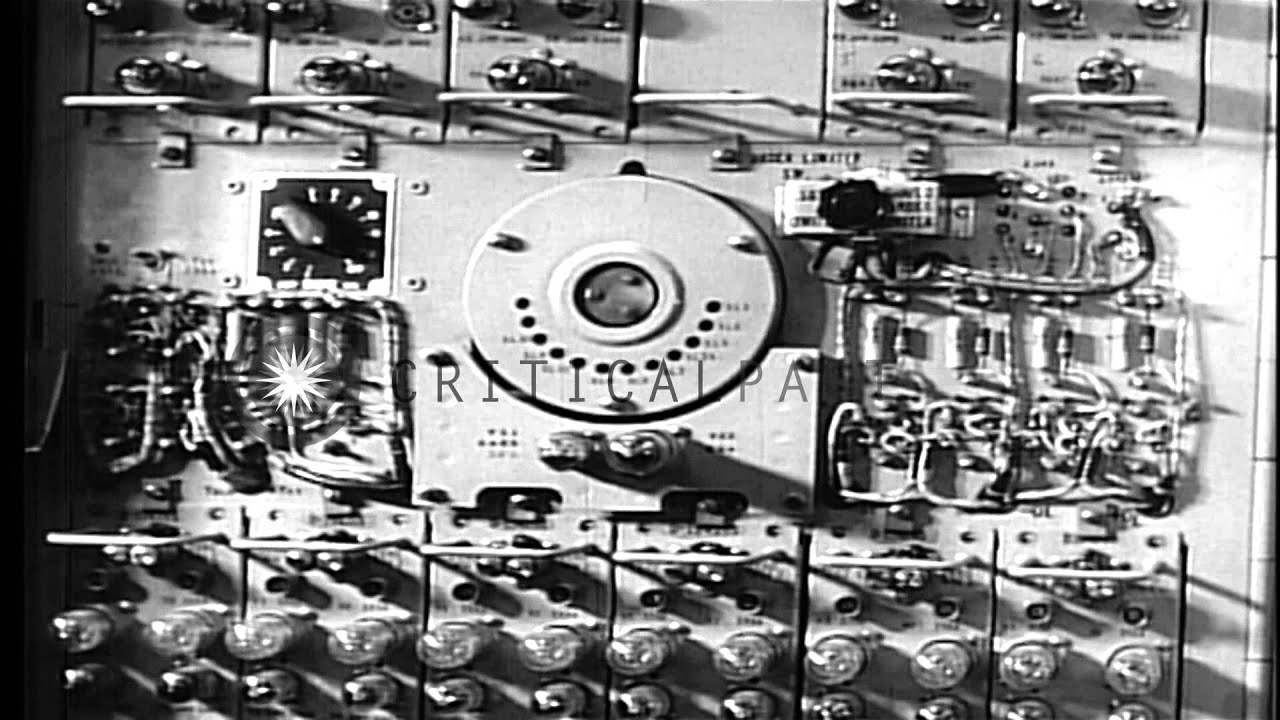 The use of Skysweeper gun and Nike missile to track and destroy enemy airplanes i...HD Stock Footage