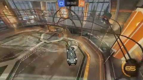 Rocket League: Clean Double Flip-Reset! (Online Match)