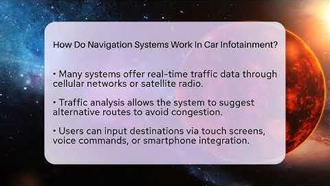 How Do Navigation Systems Work In Car Infotainment? - Talking Tech Trends