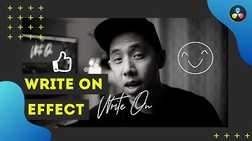 Write On Effect in Davinci Resolve Step by Step. EASY and FREE. (no plugins)