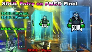 SouL And RRQ Athena Entry In PMCO Final Berlin | #MortaL In PMCO Final | Berlin