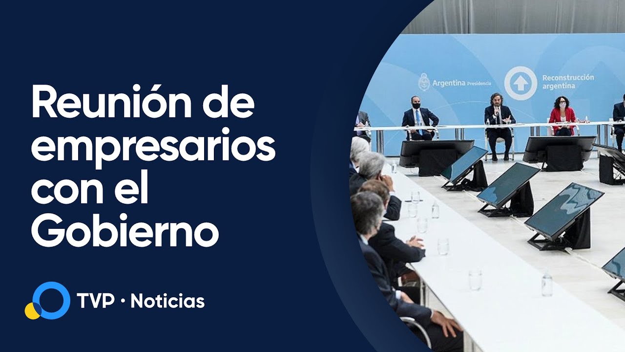Reunión y acuerdo entre el Gobierno y empresarios - YouTube