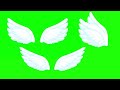 4K Angel Wings Green Screen | No Copyright