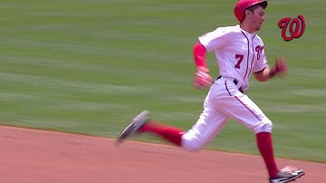 SD@WSH: Turner triples on a line drive into right