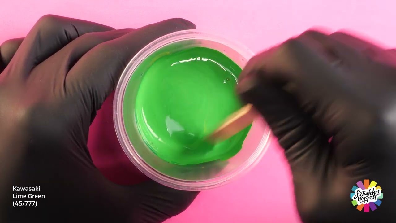 Kawasaki Lime Green (45/777) Touch Up Paint — OEM Formula Color